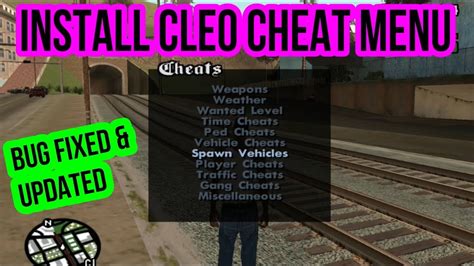 Grand Theft Auto: San Andreas MOD (Cleo Menu, Money).